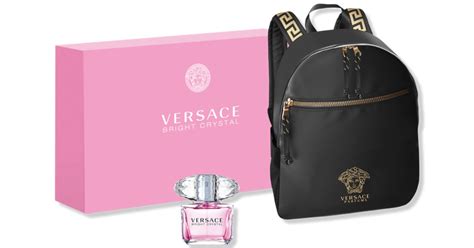 new versace perfume woman|women Versace perfume with backpack.